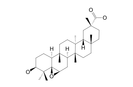 TRIPTOCALLIC-ACID-C;3-BETA-HYDROXY-D:B-FRIEDOOLEAN-5-BETA,6-BETA-EPOXY-29-OIC-ACID