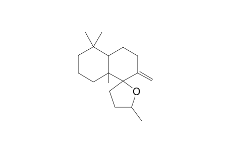 4,4,5',8a-tetramethyl-7-methylenespiro[1,2,3,4a,5,6-hexahydronaphthalene-8,2'-oxolane]