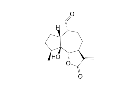 5-Hydroxy-14-oxoguaiana-1(13)-en-12,6-olide