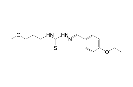 1-(p-ethoxybenzylidene)-4-(3-methoxypropyl)-3-thiosemicarbazide