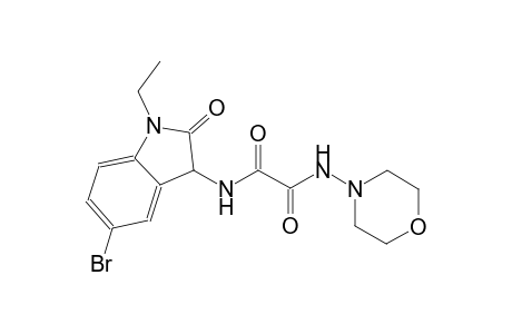 ethanediamide, N~1~-(5-bromo-1-ethyl-2,3-dihydro-2-oxo-1H-indol-3-yl)-N~2~-(4-morpholinyl)-