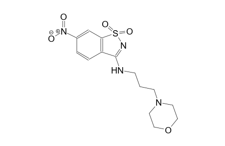 N-[3-(4-morpholinyl)propyl]-6-nitro-1,2-benzisothiazol-3-amine 1,1-dioxide