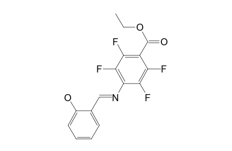 Ethyl 2,3,5,6-tetrafluoro-4-[[(2-hydroxyphenyl)methylidene]amino]benzoate