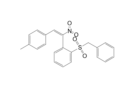 (E)-1-[2-(Benzylsulfonyl)phenyl]-1-nitro-2-(p-tolyl)ethene
