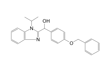 [4-(Benzyloxy)phenyl](1-isopropyl-1H-benzimidazol-2-yl)methanol