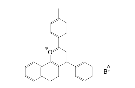 5,6-dihydro-4-phenyl-2-p-tolylnaphtho[1,2-b]pyrylium bromide