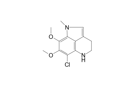 6-Chloro-1,3,4,5-tetrahydro-7,8-dimethoxy-1-methylpyrrolo[4,3,2-e]quinoline