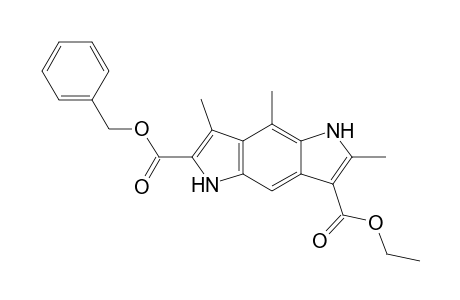 2-Benzoxycarbonyl-6-ethoxycarbonyl-3,4,7-trimethylpyrrolo[2,3-f]indole