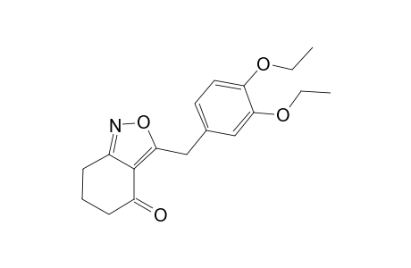 2,1-Benzisoxazol-4(5H)-one, 3-[(3,4-diethoxyphenyl)methyl]-6,7-dihydro-