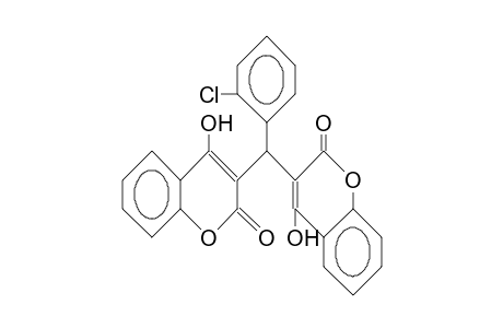 (2-Chloro-benzylidene)-3,3'-bis(4-hydroxy-coumarin)