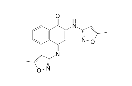 2-(5'-Methyl-3'-isoxazolylamino)-N-(5"-methyl-3"-isoxazolyl)-1,4-naphthoquinone-4-imine