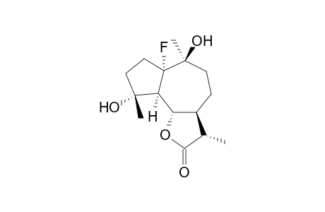 1,5,10-Trimethyl-13-fluoro-1,10-dihydroxy-6-oxo-7-oxatricyclo[8.3.3.0.0]tridecane