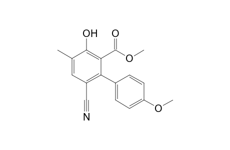 Methyl 6-Cyano-3-hydroxy-4'-methoxy-4-methylbiphenyl-2-carboxylate
