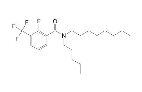 Benzamide, 2-fluoro-3-trifluoromethyl-N-pentyl-N-octyl-