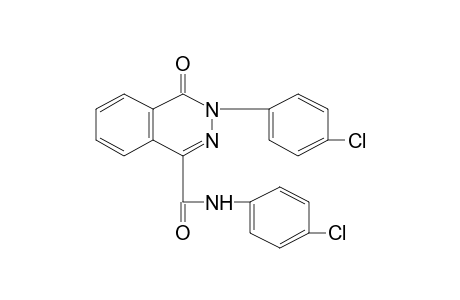 4'-CHLORO-3-(p-CHLOROPHENYL)-3,4-DIHYDRO-4-OXO-1-PHTHALAZINECARBOXANILIDE