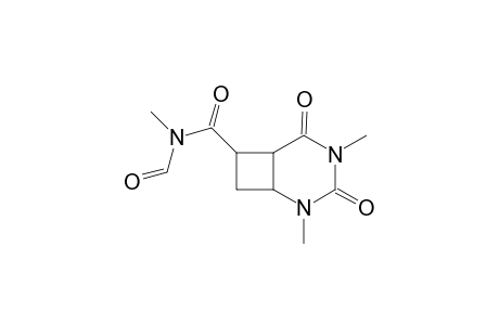 1,3-Dimethyl-2,4-dioxo-7-[N-methyl-N-formyl)carbonyl]-5,6-dihydrocyclobuta[5,6-a](1,3)-pyrimidine