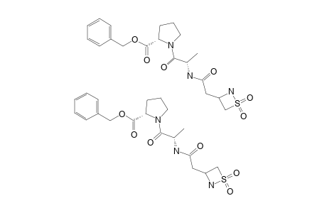 N-[(RS)-(1,1-DIOXO-1,2-THIAZETIDINE-3-YL)-ACETYL]-L-ALANYL-L-PROLINE_BENZYLESTER