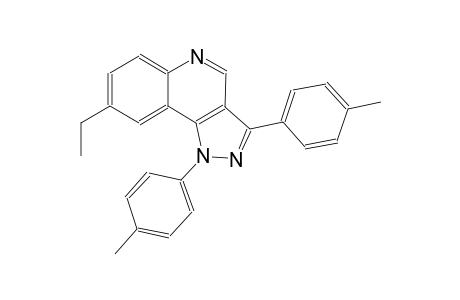8-ethyl-1,3-bis(4-methylphenyl)-1H-pyrazolo[4,3-c]quinoline