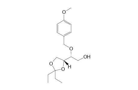 (2R)-2-[(4R)-2,2-Diethyl-[1,3]dioxolan-4-yl]-2-(4-methoxybenzyloxy)ethan-1-ol