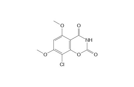 8-CHLORO-5,7-DIMETHOXY-2H-1,3-BENZOXAZINE-2,4(3H)-DIONE
