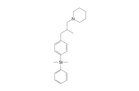 Piperidine, 1-[3-[4-(dimethylphenylsilyl)phenyl]-2-methylpropyl]-