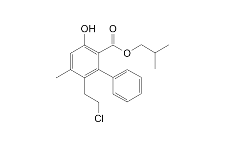 Isobutyl 4-(2-chloroethyl)-1-hydroxy-5-methyl-3-phenyl-2-benzoate