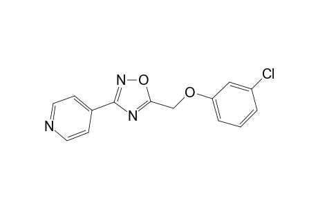 Pyridine, 4-[5-[(3-chlorophenoxy)methyl]-1,2,4-oxadiazol-3-yl]-