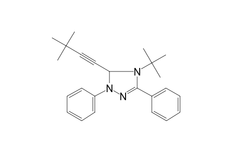 4-tert-Butyl-5-(3,3-dimethyl-but-1-ynyl)-1,3-diphenyl-4,5-dihydro-1H-[1,2,4]triazole