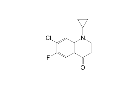 7-Chloro-1-cyclopropyl-6-fluoro-1H-quinolin-4-one