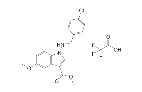 Methyl 1-[(4-Chlorobenzyl)amino]-5-methoxy-1H-indole-3-carboxylate Trifluoroacetate