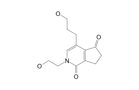 2-(2-HYDROXYETHYL)-4-(3-HYDROXYPROPYL)-6,7-DIHYDRO-1H-CYCLOPENTA-[C]-PYRIDINE-1,5(2H)-DIONE