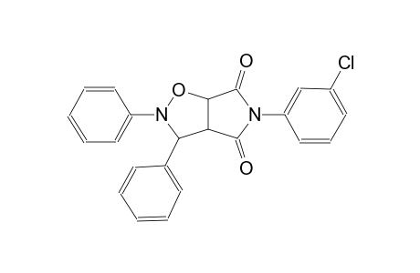 5-(3-chlorophenyl)-2,3-diphenyldihydro-2H-pyrrolo[3,4-d]isoxazole-4,6(3H,5H)-dione
