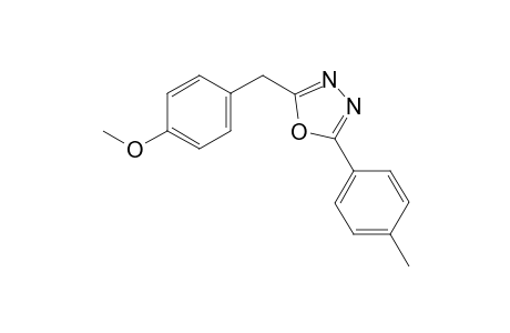 2-(4-Methoxybenzyl)-5-(p-tolyl)-1,3,4-oxadiazole