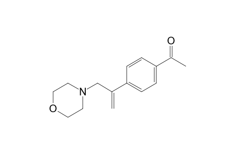 1-[4-(3-morpholin-4-ylprop-1-en-2-yl)phenyl]ethanone