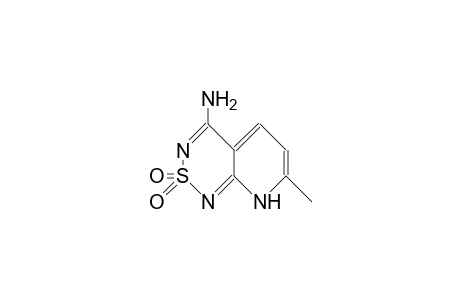 4-Amino-7-methyl-pyrido(2,3-C)(1,2,6)thiadiazine 2,2-dioxide