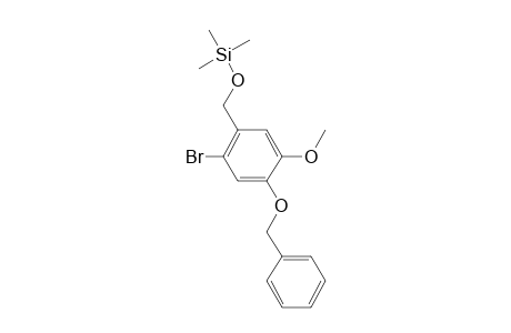 [4-(Benzyloxy)-2-bromo-5-methoxyphenyl]methanol, tms derivative