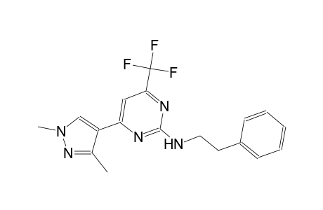 2-pyrimidinamine, 4-(1,3-dimethyl-1H-pyrazol-4-yl)-N-(2-phenylethyl)-6-(trifluoromethyl)-