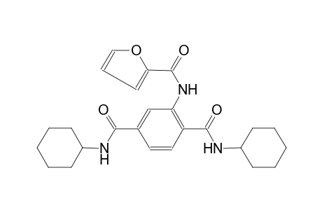 1,4-benzenedicarboxamide, N~1~,N~4~-dicyclohexyl-2-[(2-furanylcarbonyl)amino]-