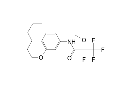 Propanamide, 2,3,3,3-tetrafluoro-N-(3-hexyloxyphenyl)-2-methoxy-