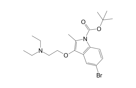 tert-Butyl 5-Bromo-3-[2-(diethylamino)ethoxy]-2-methyl-1H-indole-1-carboxylate