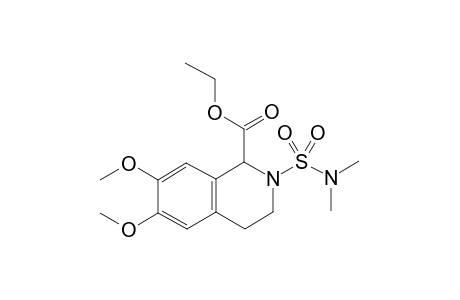 1-Carbethoxy-2-N,N-dimethylsulfamoyl-6,7-dimethoxy-1,2,3,4-tetrahydroisoquinoline