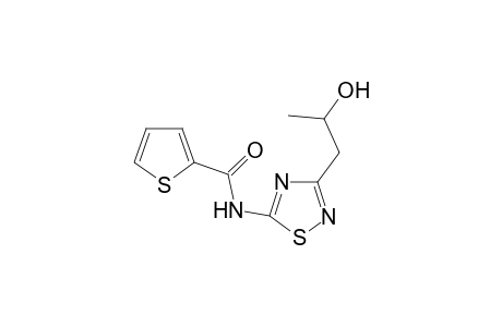 N-[3-(2-hydroxypropyl)-1,2,4-thiadiazol-5-yl]-2-thiophenecarboxamide