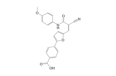 4-{5-[(1Z)-2-cyano-3-(4-methoxyanilino)-3-oxo-1-propenyl]-2-furyl}benzoic acid