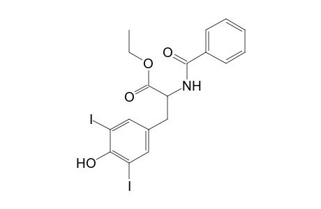 N-BENZOYL-3,5-DIIODO-L-TYROSINE, ETHYL ESTER
