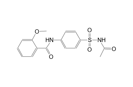 N-{4-[(acetylamino)sulfonyl]phenyl}-2-methoxybenzamide