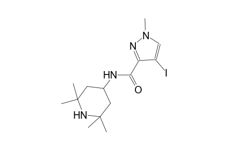 4-iodo-1-methyl-N-(2,2,6,6-tetramethyl-4-piperidinyl)-1H-pyrazole-3-carboxamide