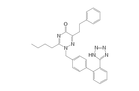 3-Butyl-6-phenethyl-2-[4-[2-(2H-tetrazol-5-yl)phenyl]benzyl]-1,2,4-triazin-5-one