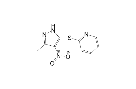 2-[(3-methyl-4-nitro-1H-pyrazol-5-yl)sulfanyl]pyridine