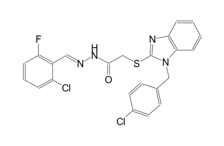 acetic acid, [[1-[(4-chlorophenyl)methyl]-1H-benzimidazol-2-yl]thio]-, 2-[(E)-(2-chloro-6-fluorophenyl)methylidene]hydrazide