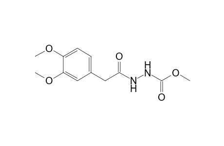 Methyl N-[2-(3,4-dimethoxyphenyl)ethanoylamino]carbamate